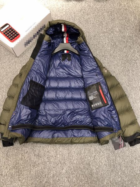 

designer monclair mens down jackets parkas luxury monler montbeliard hoodie black blue white goose man winter famous name brand outdoor size