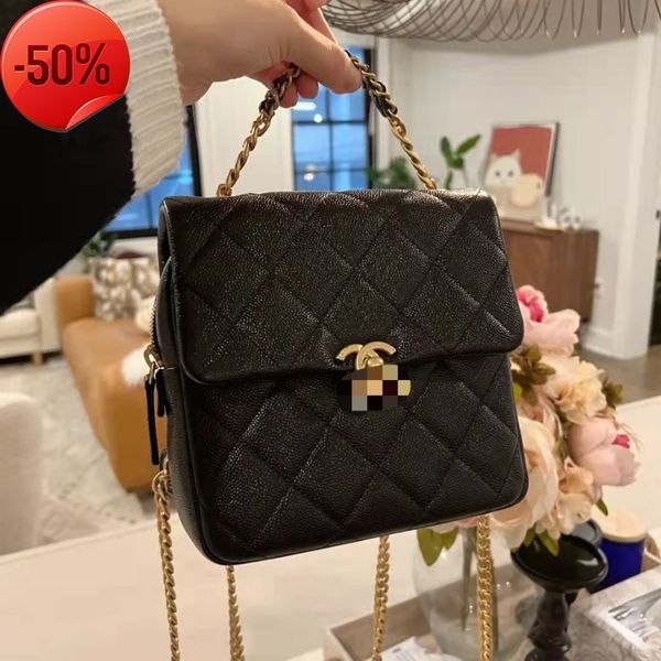 

designer clutch bag purses ladies handbags evening clutches early spring new women's caviar vintage style backpack large capacity cross