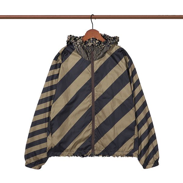 

men's jacket windbreaker thin coats with letters inverted triangle women waterproof coat spring autumn clothes jackets outerwear clothi, Black;brown