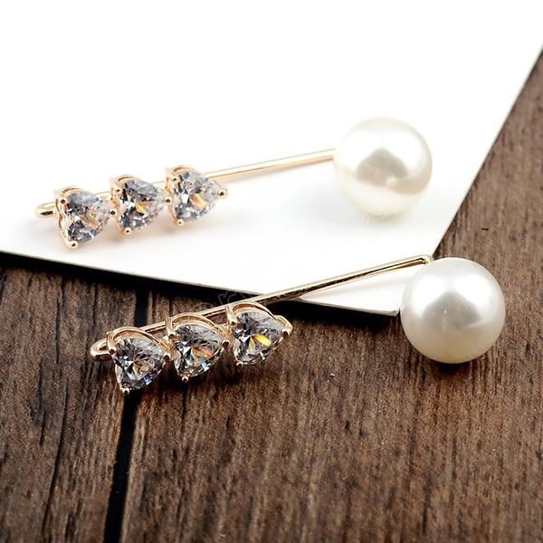 

artificial pearl brooch pins anti-exposure neckline pins for women vintage dresses cardigan collar wedding party decorations, Gray