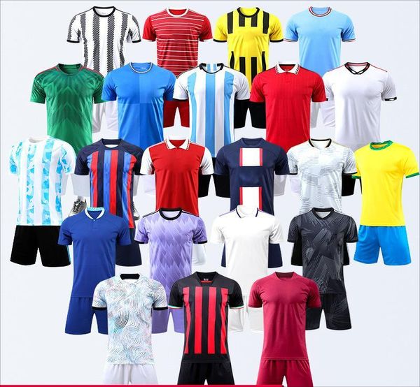 

fans fan uniforms soccer jersey 2022 qatar world cup home and away jersey custom printing factory direct sales, Black