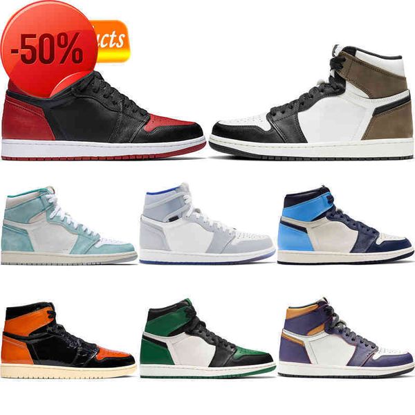 

boots shoes raging bull university blue chill 1 high men basketball 1s racer obsidian bred toe unc hyper royal turbo green sail dark mocha, Black
