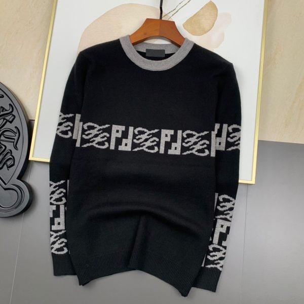 

printed letter sweater fashion casual autumn winter hoodie pullover men's women's crewneck sweater, White;black