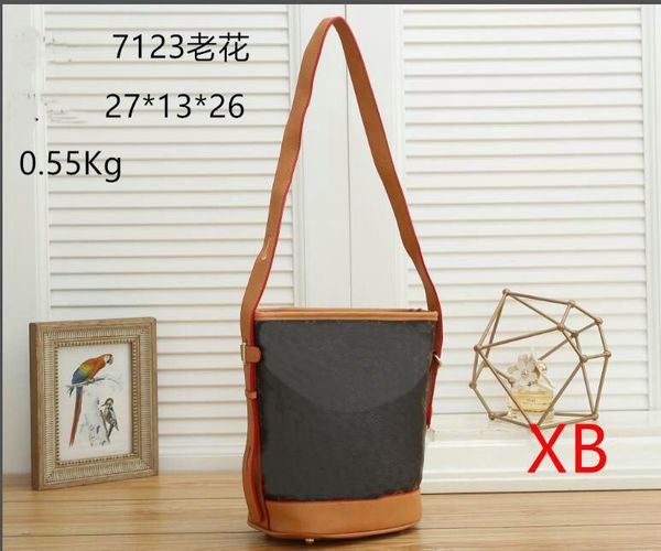 

Fashion women Shoulder Bags famous casual designer Messenger female Cross Body chain Handbag Satchel Purse Cosmetic Bag 7123# 27x13x26cm, Brown/flower