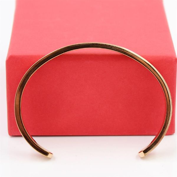 

luxury cuff design high qualtiy bracelets&bangles for lover stainless steel opening bracelets wedding jewelry153v, White