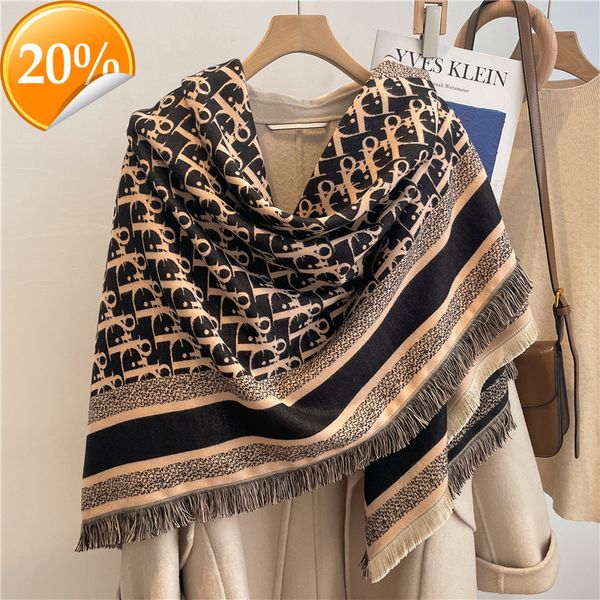 

new design scarf cashmere like air-conditioned room cape with high-end internet red dual-use warm, Blue;gray