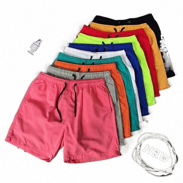 

men's shorts summer casual men running fitness gym training sports quick dry workout jogging mesh elastic w9wr#, White;black