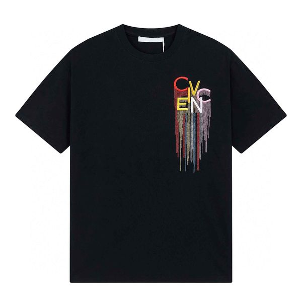 

men's plus tees & polos round neck embroidered and printed polar style summer wear with street pure cotton q1e, Black;brown