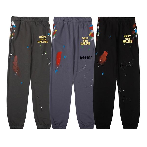 

2022 gary dept men's and women's pants high street los angeles, Black