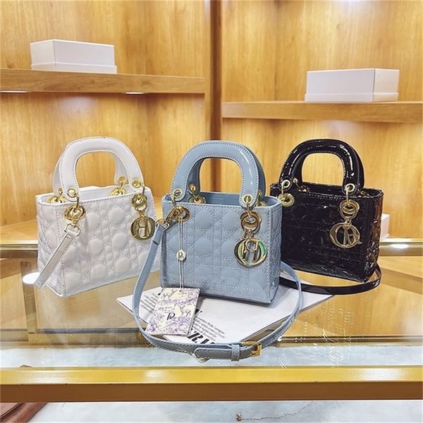 

69% off evening bags online sale women's bright texture backpack trend car line craft single messenger portable small square