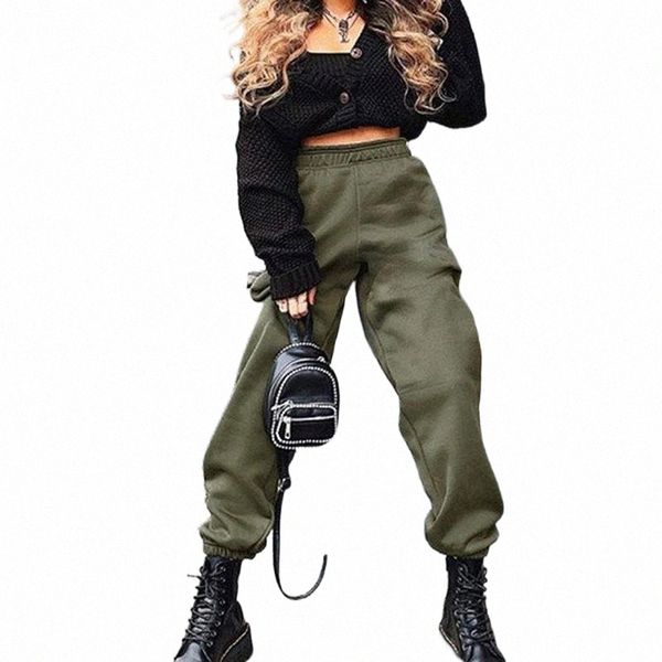 

women's pants & capris harajuku joggers wide leg sweatpants women trousers plus size high waist streetwear korean casual pant femme fal, Black;white