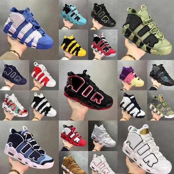 

2022 new printing sneakers men casual shoes training shoe trainer wild basketball shoes new uptempos scottie pippen shoes234m, Black