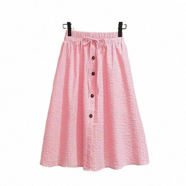 

skirts 2021 large size women's summer ladyplus casual pink plaid long skirt elastic waist a line 5xl 6xl tutu faldas u3oi#, Black