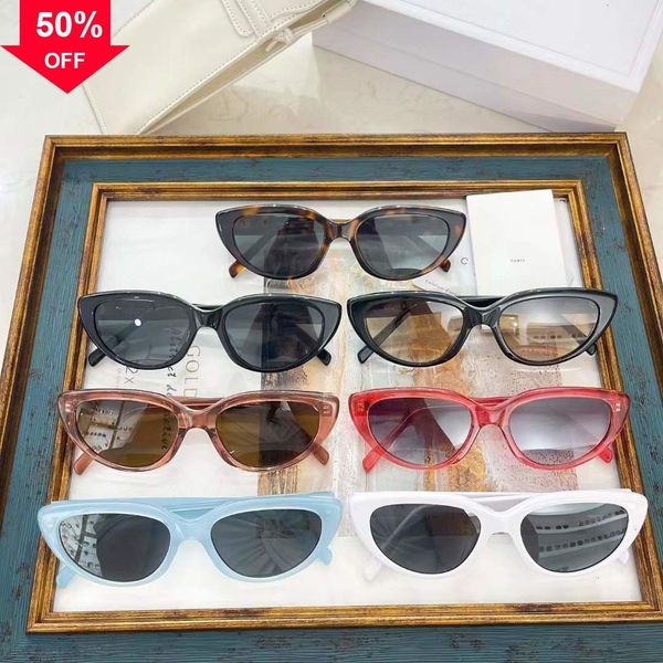

designer sunglasses net red same arc de fashion ins style sunglass women's versatile sunglass cl4s220, White;black