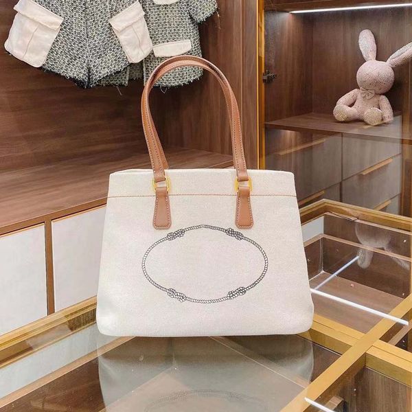 

designer handbags large capacity linen shoulder bag crossbody womens shopping bags tote bags