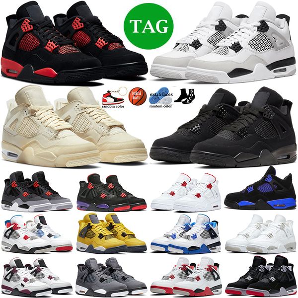 

golf shoe jumpman 4 basketball shoes sports sneakers sports shoe military black cat sail red thunder white oreo blue university infrared for