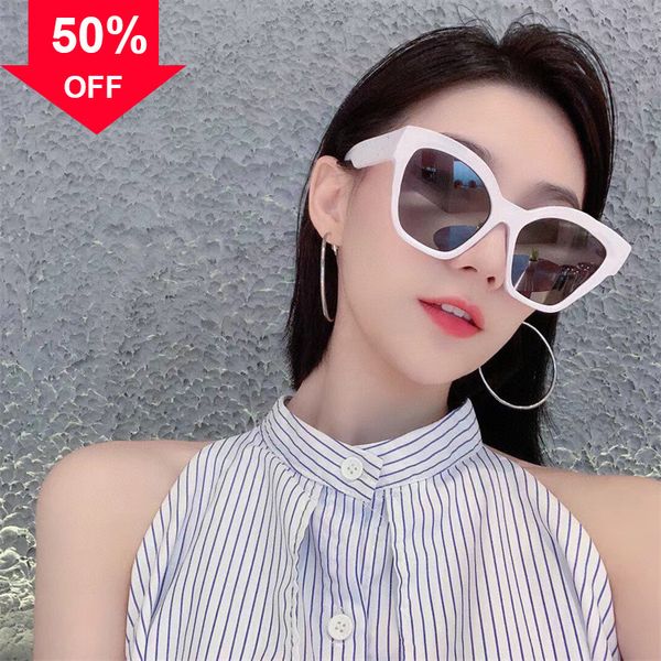 

designer sunglasses p family's large square plate japane and korean style ins new star net red opr172s, White;black