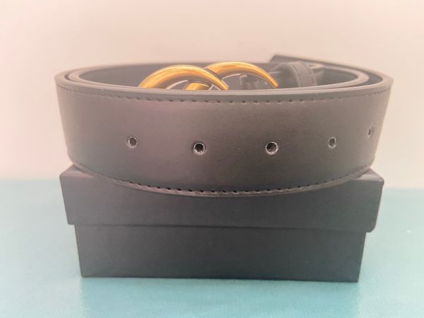 

men designers belts classic fashion luxury casual letter l smooth buckle womens mens leather belt width 3.8cm with orange box 01, Black;brown