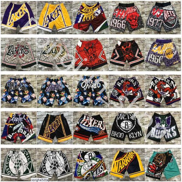 

mitchell and ness basketball shorts sport wear with pocket on side big face team sweatpants men fashion style mesh retro #039;'nba&#039, Black;red