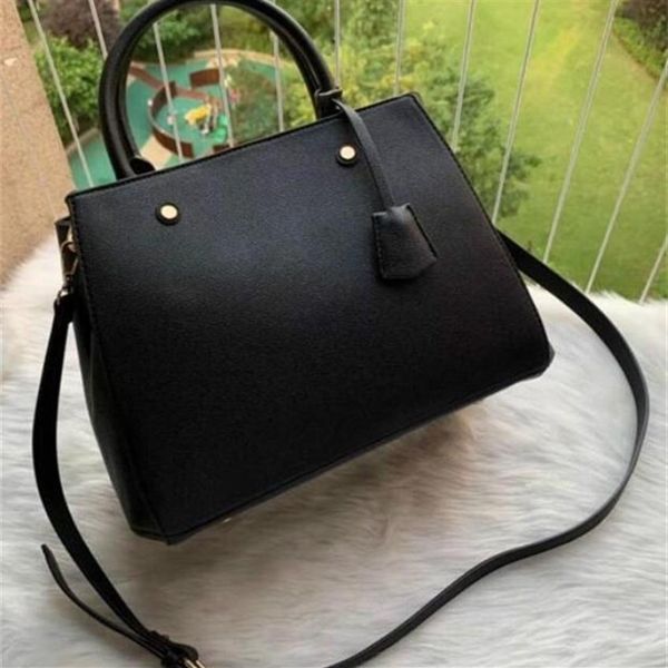 

2021 luxury bag luxurys handbags purses montigne women tote brand letter embossing designers genuine leather shoulder bags225p