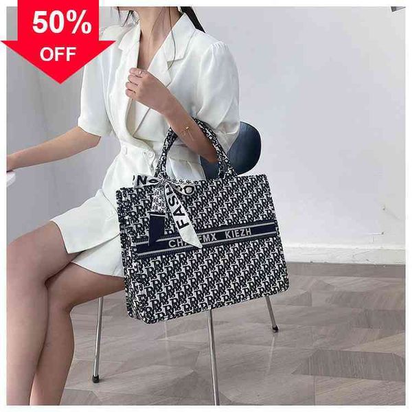 

designer clutch bag evening clutches large female fashion canvas embroidery capacity one shoulder armpit lap tote