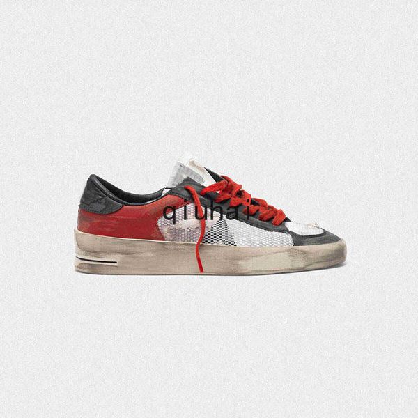 

luxury sneakers stardan do-old dirty sports shoes golden men women casual white leather designer flat shoes big size 35-46