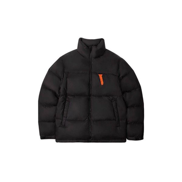 

classic brand vl ones down jacket luxury winterclassic letter embroidery big v casual coat for men and women, Black