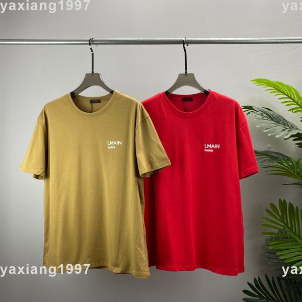 

2022ss spring and summer new shirt high grade cotton sweatshirts printing short pants sleeve round neck panel t-shirt size s-m-l-xl--xxxl, Black;brown