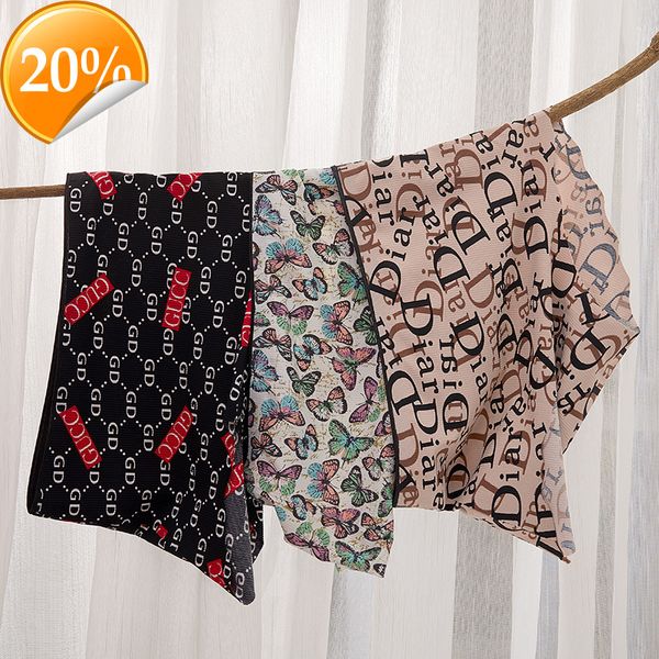 

new design scarf high waist abdominal underwear women's seamless ice silk summer thin plus size fat mm cotton lace shorts, Blue;gray