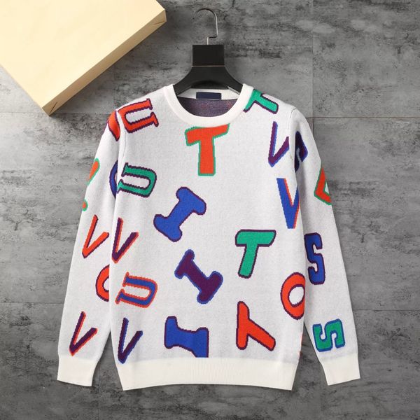 

designer jumper sweater letter printing hoodies casual hooded knitted sweaters men women knits sweaters hoodie sweatshirt long sleeve pullov, White;black