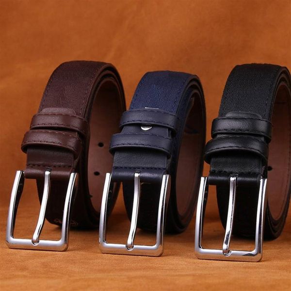 

designer belts for men and womens canvas waist adjustable strap long fashion belt for ladies and men drop 307j, Black;brown