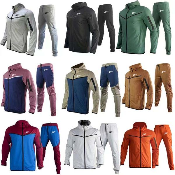 

2022 designer men pants sportwear woman tech fleece tracksuit mens long sleeve jacket pant jogger tracksuits bottoms techfleece man joggers, Gray