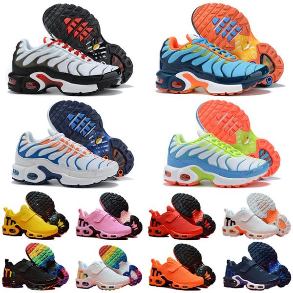 

2022 kids tn plus sports kids shoes children boy girls trainers tn sneakers classic outdoor toddler kids sneakers2568, Black