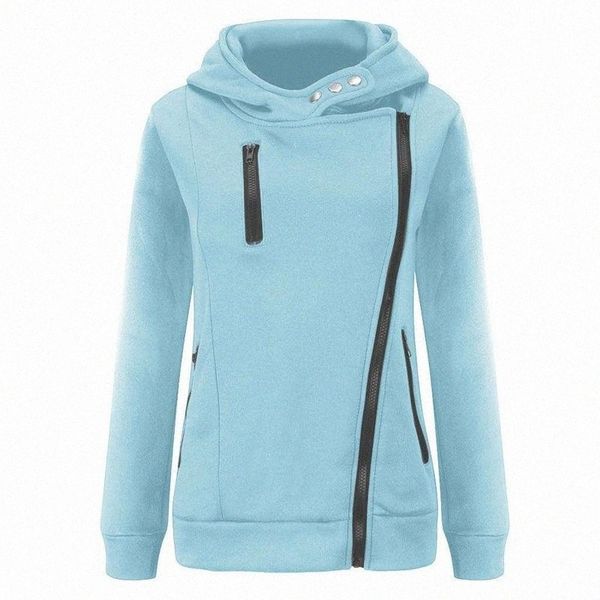 

women casual zipper patchwork hooded long sleeve pullover sweatshirt blouse women's hoodies & sweatshirts e3lc#, Black