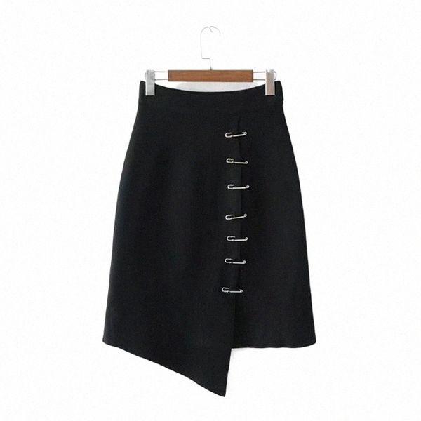 

skirts high waist knitted black skirt women push up ol elegant european clothes fashion slim elastic autumn winter 68ze#
