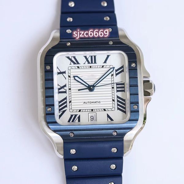 

gf factory watch diameter 39.8 mm thick 9.08 mm miyota9015 automatic chain movement sapphire mirror pvd electroplated bezel 316 fine steel c, Slivery;golden