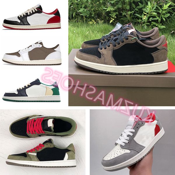 

shoes original travis x 1 fragment j1 low casual cactus jack scot basketball reverse mocha 1s military blue designer