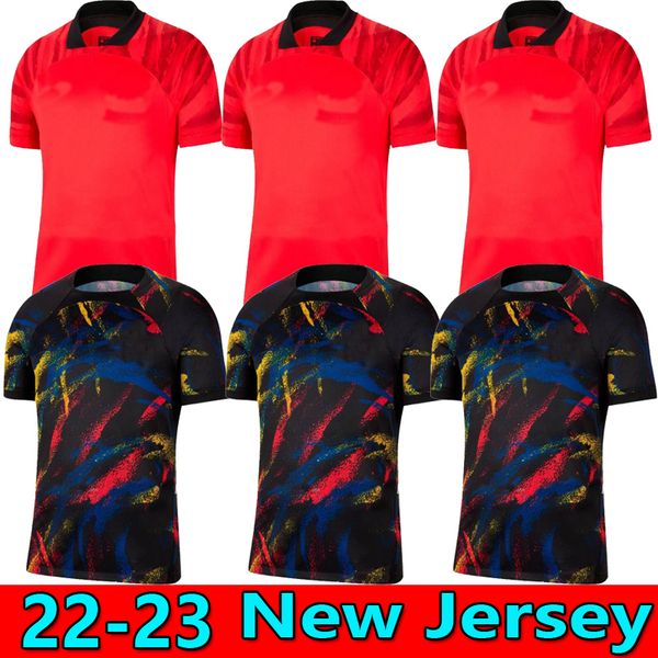 

south korea 2022 soccer jerseys home away son hwang kim jeong sung lee kwon 2023 jersey football shirts kids red 22 23 national team red set, Black;yellow