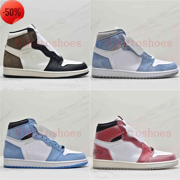 

1 1s high og university blue shoes white red trophy room sports rust shadow trainer mens sneaker hyper royal sneakers dark mocha basketball, Black