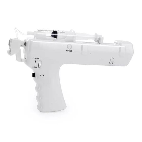 

25d mesotherapy gun vanadium titanium crystal injection rejuvenation wrinkle removal beauty machine no needle skin care tool, Black;white