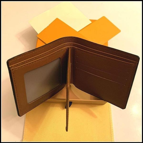 

2022 l wallets card holder france paris plaid style luxury mens wallet women wallet high-end luxurys designers l walle301r, Red;black