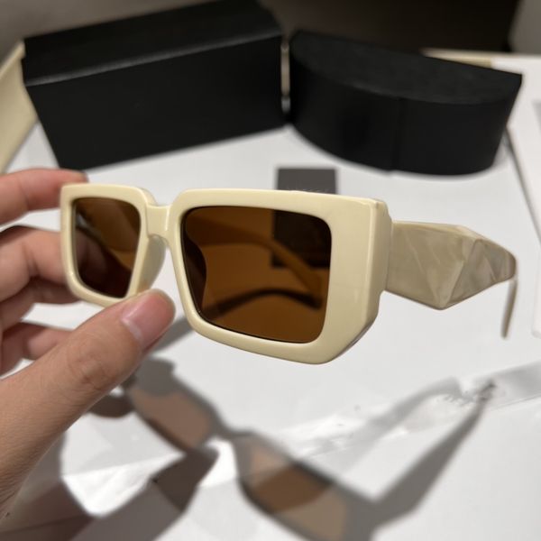

designer luxury men women oversized mask 17w sunglasses brand fashion oval sun glasses uv protection lens coating plated frame with box case, White;black