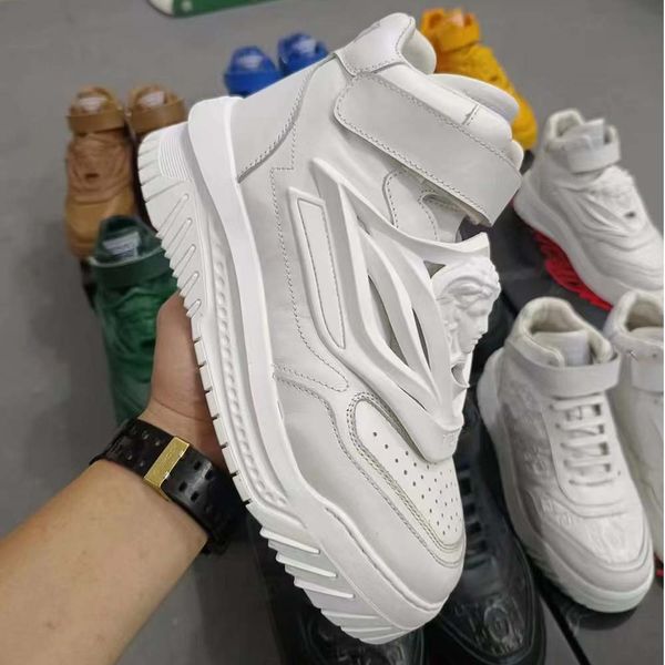 

designer running shoes odissea boot sneakers men thick greek soles casual shoes triple black white multi-color italy leather man trainers si