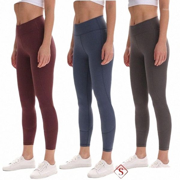 

women long leggings sport pants fitness energy seamless gym legging high waist pocket push up running pencil pant women's & capris l72f, Black;white