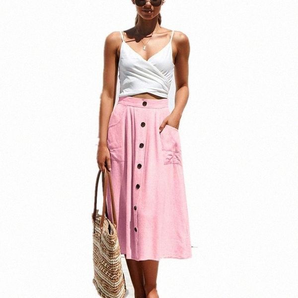 

skirts pink plus size women harajuku skirt summer gothic pockets straight casual mama streetwear 80s costume 91lf#, Black