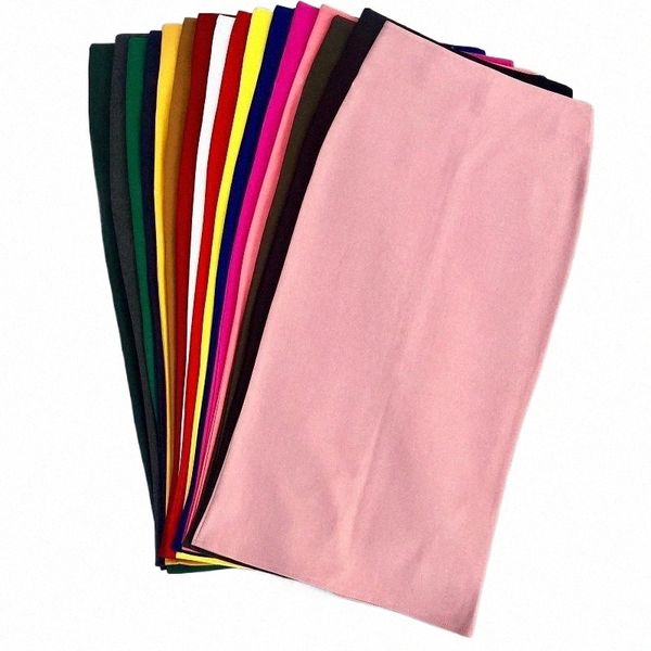 

skirts women's large elasticity candy colors back zipper hight waist pencil skirt stretched long womens jupe femme j7nt#, Black