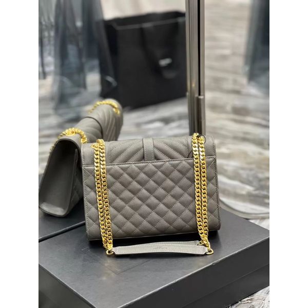 

loulou bag 7a envelope medium 20 colors bag 487206 woman shoulder bag in supple matelasse y quilted a mix of vertical chevron and carre-quil