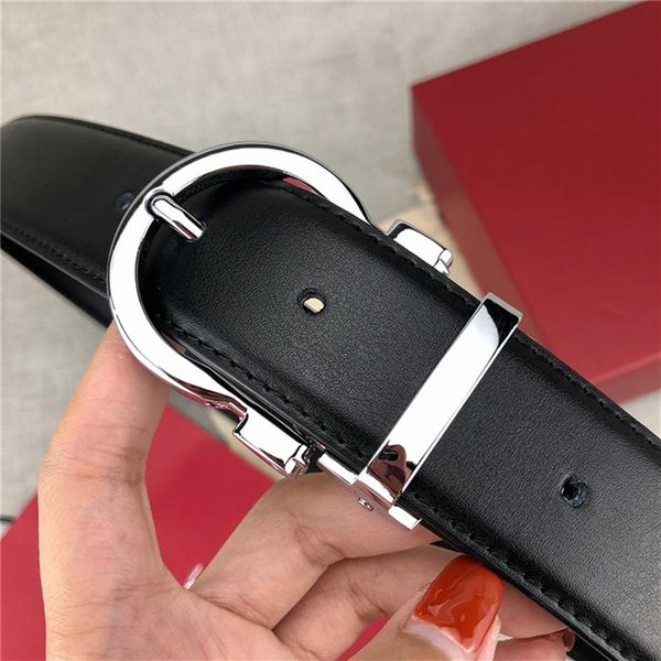 

belt leather big buckle men and women belt automatic buckle belts fashion men genuine leather belts2689, Black;brown