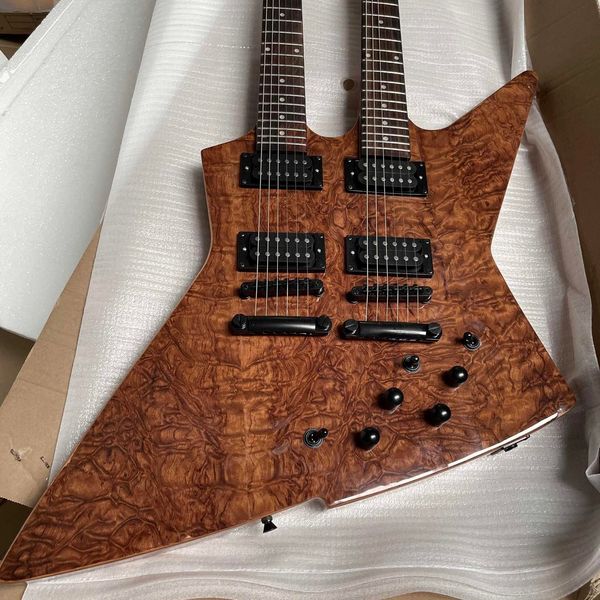 

custom double neck electric guitar special style in kinds colors 6/6 strings