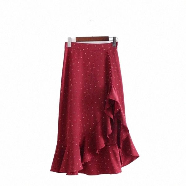 

skirts 2021 summer kawaii high waist skirt s womens boho vintage ruffle streetwear long for women b51n#, Black